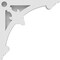 Ekena Millwork Sellek Architectural Grade PVC Corbel, 1 7/8"W X 10"D X 10"H CORP01X10X10SK - alternate 3